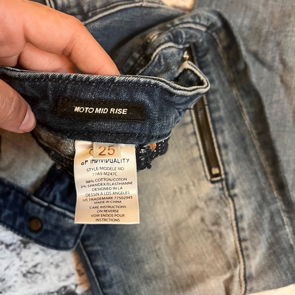 Cult of individuality Moto mid rise - Picture 6 of 6